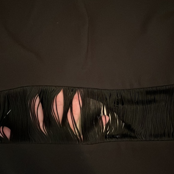 Super fancy cocktail dress. Has fringe at the top and bottom of dress. - Picture 3 of 12